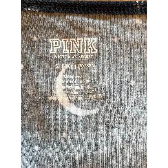 VS PINK starry night sleep onesie size S 55% cotton 37% polyester 8% elastane - Picture 5 of 6